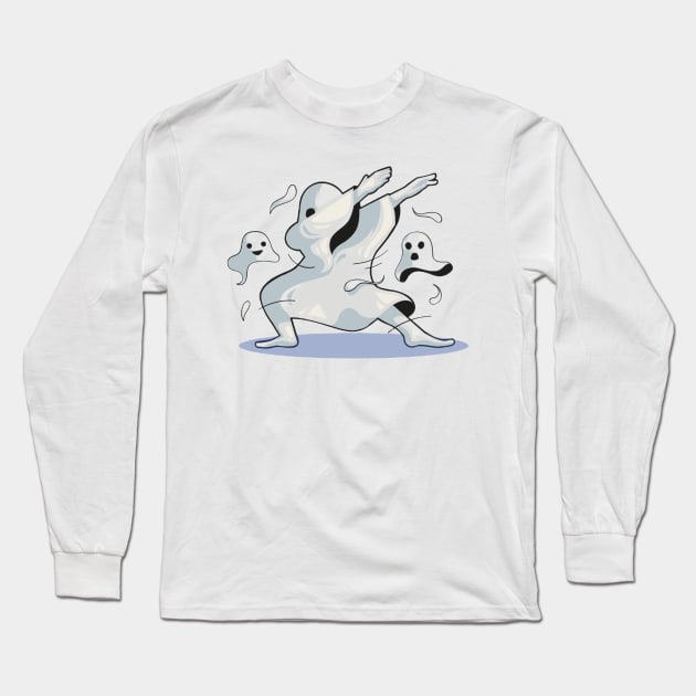 of We Have a Ghost Long Sleeve T-Shirt by Medotshirt